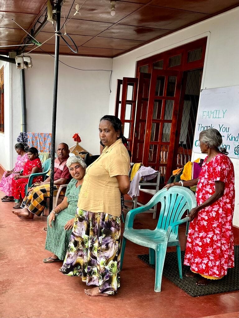 disabled and elderly at kind home